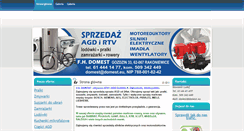 Desktop Screenshot of domest.eu